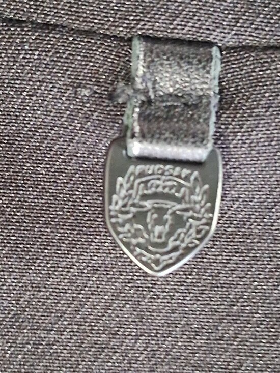 Rudsak Black Asymmetrical Coat with Genuine Leather Sleeves - Picture 11 of 15